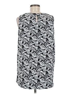 Cotton Bleu Sleeveless Blouse (view 2)