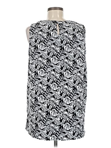 Cotton Bleu Sleeveless Blouse (view 2)