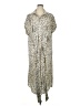 Cider 100% Polyester Animal Print Ivory Casual Dress Size 1X - photo 1