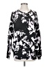 Athleta Floral Black Sweatshirt Size S - photo 1
