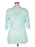 No Boundaries Teal 3/4 Sleeve Top Size XL - photo 2