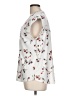 Daniel Rainn White Short Sleeve Blouse Size L - photo 5