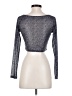 Buffbunny Collection Gray Long Sleeve Top Size S - photo 2