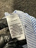 Alexander Jordan 100% Rayon Polka Dots Blue Short Sleeve Blouse Size L - photo 8