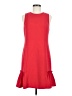 MICHAEL Michael Kors 100% Polyester Solid Red Cocktail Dress Size 8 - photo 1