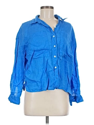 Cynthia Rowley 3/4 Sleeve Button-Down Shirt (view 1)