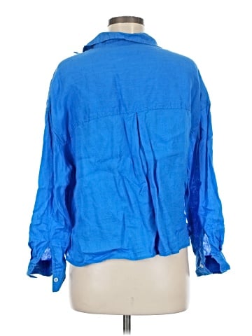 Cynthia Rowley 3/4 Sleeve Button-Down Shirt (view 2)