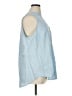 Torrid Blue Sleeveless Button-Down Shirt Size 1X Plus (1) - photo 4