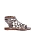 Mercer Edit 100% Leather Gray Sandals Size 7 - photo 1