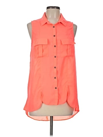 Zio Sleeveless Button-Down Shirt (view 1)