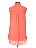 Zio Orange Sleeveless Button-Down Shirt Size L - photo 2