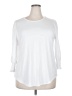 Xieerduo White 3/4 Sleeve Top Size XXL - photo 1