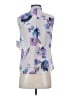 Liz Claiborne 100% Polyester Silver Sleeveless Blouse Size S (petite) - photo 2