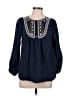 Max Studio 100% Cotton Blue Long Sleeve Blouse Size M - photo 1