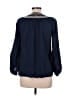 Max Studio 100% Cotton Blue Long Sleeve Blouse Size M - photo 2