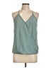 Papermoon Teal Sleeveless Blouse Size L - photo 1