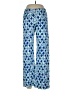 Barbara Erickson Print Blue Casual Pants Size L - photo 1