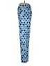 Barbara Erickson Print Blue Casual Pants Size L - photo 5
