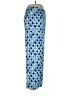 Barbara Erickson Print Blue Casual Pants Size L - photo 4