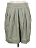Odille Solid Gray Casual Skirt Size 8 - photo 1
