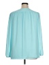 Chico's 100% Polyester Teal Long Sleeve Blouse Size XL (3) - photo 2