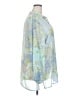 Susan Graver 100% Polyester Paisley Blue 3/4 Sleeve Blouse Size 2X - photo 4