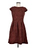 AB Studio Animal Print Brown Casual Dress Size 8 - photo 1
