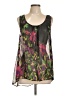 Apostrophe 100% Polyester Black Sleeveless Blouse Size L - photo 1