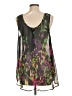 Apostrophe 100% Polyester Black Sleeveless Blouse Size L - photo 2