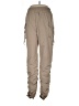 Unbranded 100% Polyester Solid Tan Cargo Pants Size L - photo 1