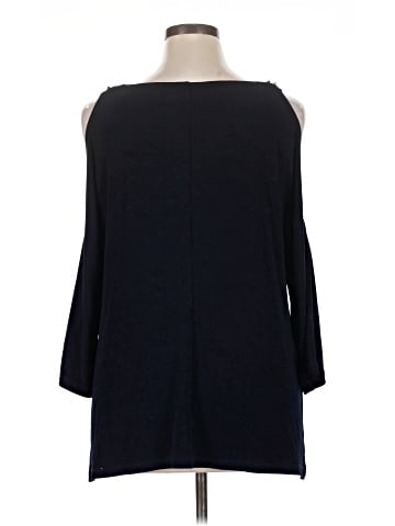 Travelers by Chico's 3/4 Sleeve T-Shirt (view 2)