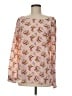 Banana Republic 100% Polyester Pink Long Sleeve Blouse Size M - photo 1