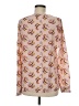 Banana Republic 100% Polyester Pink Long Sleeve Blouse Size M - photo 2