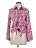 Maison d' Amelie Pink Long Sleeve Blouse Size S - photo 1