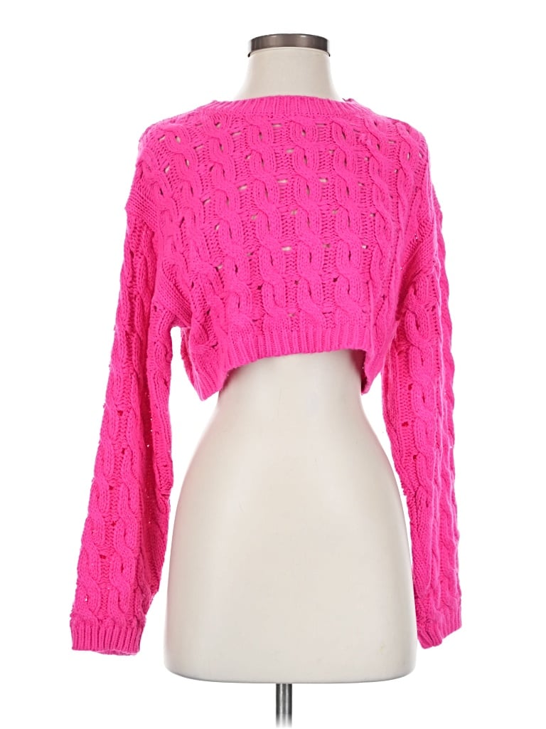 Pre-owned &merci Cardigan Sweater In Pink