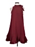 Likely 100% Polyester Solid Burgundy Cocktail Dress Size S - photo 1