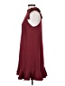 Likely 100% Polyester Solid Burgundy Cocktail Dress Size S - photo 5