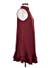 Likely 100% Polyester Solid Burgundy Cocktail Dress Size S - photo 4