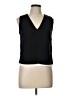 A.L.C. Solid Black Sleeveless Blouse Size 10 - photo 1