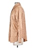 12th Tribe Animal Print Tan Long Sleeve Blouse Size S - photo 5