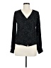 BP. Print Black Long Sleeve Blouse Size M - photo 1
