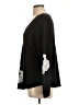 Chico's Floral Black Pullover Sweater Size Lg (2) - photo 5