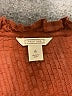 Point Sur 100% Cotton Brown Long Sleeve Blouse Size 4 - photo 7