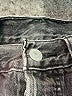 Levi's 100% Cotton Hearts Black Denim Shorts Size 27 waist - photo 3