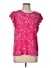 CeCe Pink Short Sleeve Blouse Size L - photo 1