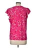 CeCe Pink Short Sleeve Blouse Size L - photo 2