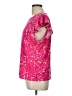 CeCe Pink Short Sleeve Blouse Size L - photo 5