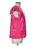 CeCe Pink Short Sleeve Blouse Size L - photo 4