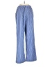 Shein 100% Polyester Stripes Blue Casual Pants Size S - photo 2