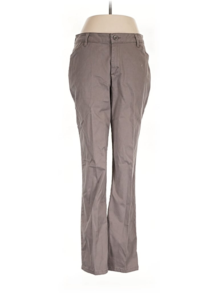 Pre-owned Lee Khaki Pant In Gray